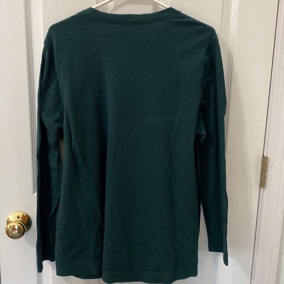 J. Jill Forest Green Cotton Blend Sweater, size 2X, Good Condition - Picture 5 of 5